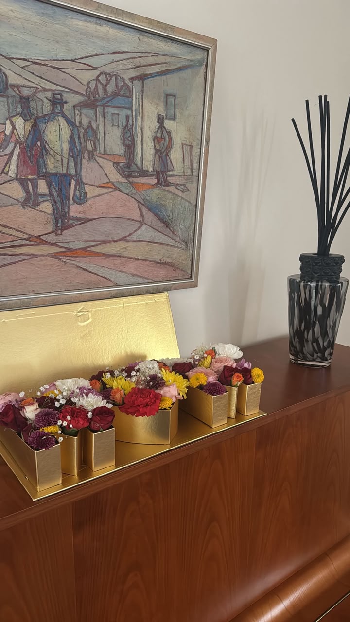 Coffret Doré Mini-Bouquets