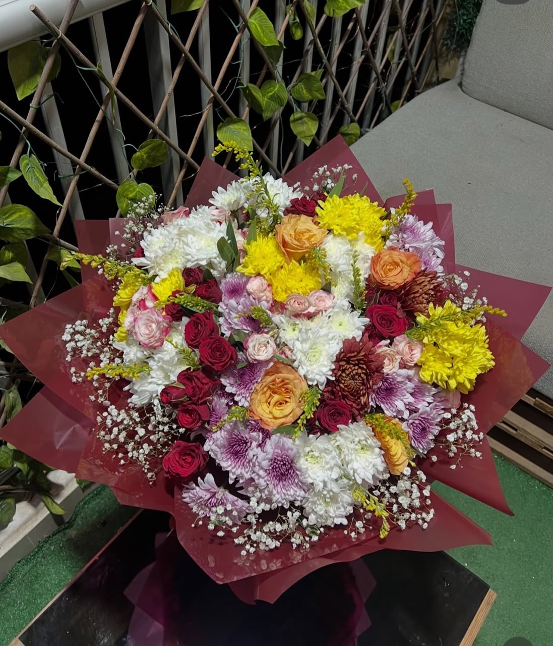 Bouquet Royal Multicolore Rubis