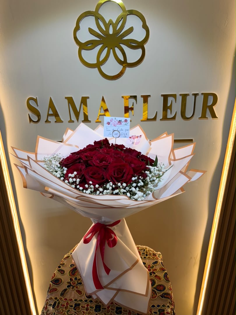 Bouquet Royal Rouge & Blanc